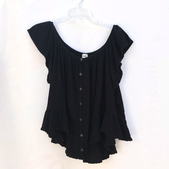 Free People mint julep off the shoulder top - Picture 2 of 4